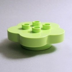 画像1: 6391043【Yellowish Green】デュプロ 4x4花形ブリック 1個