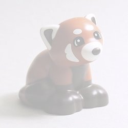 画像1: 6368449【Dark Orange】デュプロ レッサーパンダ 1個