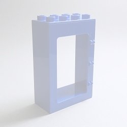 画像1: わけあり 6425988【Blue】デュプロ 2x4x5ドアフレーム 1個