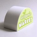 6420877【White】デュプロ 2x4x2かまぼこブリック(organic MARKET) 1個