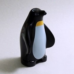 画像1: 6266766【Black】デュプロ ペンギン 1個