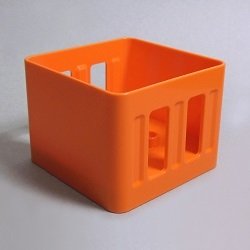 画像1: わけあり 6219498【Orange】デュプロ 4x4ボックス 1個