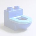 6470235+6470232【Blue+Medium Azure】デュプロ トイレット 1個