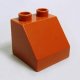 わけあり 4547301【Dark Orange】デュプロ 2x2スロープ 1個