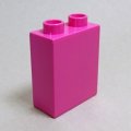 わけあり 4261492【Dark Pink】デュプロ 1x2x2ブリック 1個