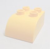 画像: 6055103【Bright Light Orange】デュプロ 2x3カーブブリック 1個