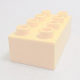 画像: 4221628【Bright Light Orange】デュプロ 2x4ブリック 1個