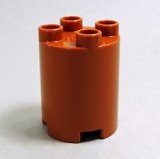 画像: 6033052【Dark Orange】デュプロ 2x2x2ラウンドブリック 1本