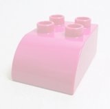 画像: 6019206【Magenta】デュプロ 2x3カーブブリック 1個