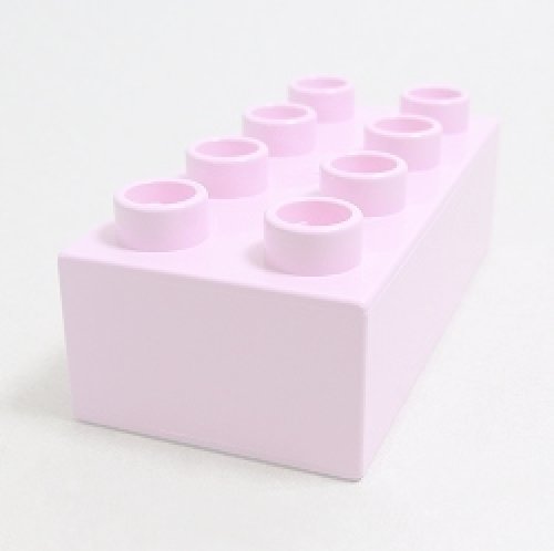 画像1: 4648224【Bright Pink】デュプロ 2x4ブリック 1個