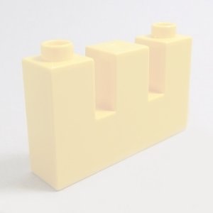 画像: 6071250,6250858【Yellow】デュプロ 1x4x2スリット入りブリック 1個