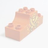 画像: 6031854【Dark Orange】デュプロ 2x6x2ふじさんブリック(剣と地図) 1本