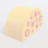 画像: 6058983【Bright Light Orange】デュプロ 2x4x2かまぼこブリック(水玉模様) 1個