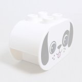 画像: 6056642【White】デュプロ 2x4x2オーバルブリック(かお,イヌ) 1個