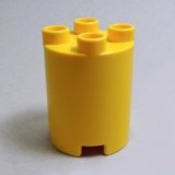 画像: 6021304【Yellow】デュプロ 2x2x2ラウンドブリック 1個