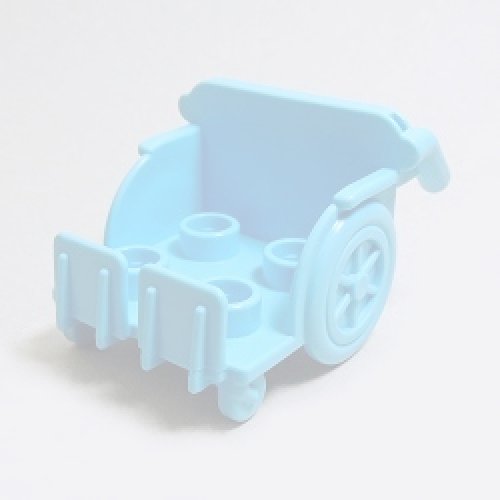 画像1: 6174637【Medium Azure】デュプロ 車いす 1個