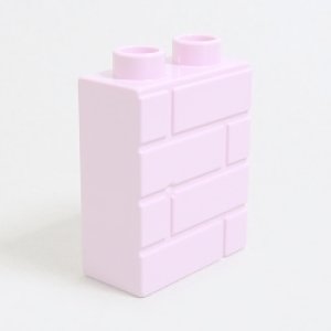 画像: 6182014【Bright Pink】デュプロ 1x2x2レンガブリック 1個