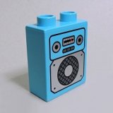 画像: 6186538【Medium Azure】デュプロ 1x2x2ブリック(オーディオ) 1個