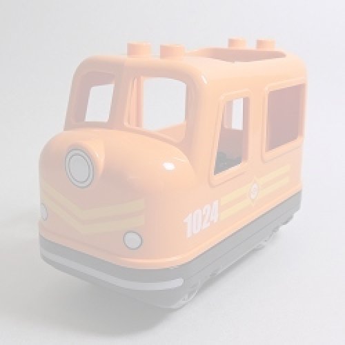 画像1: 6227148＋6199719【Orange＋Black】デュプロ 電車 1個