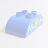 画像: 6251080【Blue】デュプロ 2x4ダブルカーブブリック(警察-その1) 1個