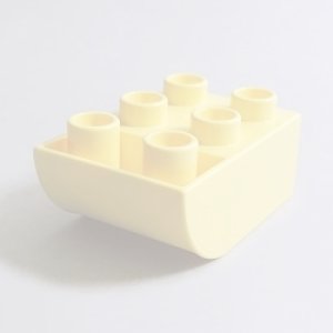 画像: 6296059【Bright Light Yellow】デュプロ 2x3逆カーブブリック 1個