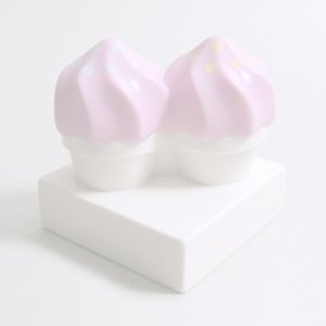 画像: 6286291【Bright Pink＋White】デュプロ カップケーキ(トッピングあり) 1個