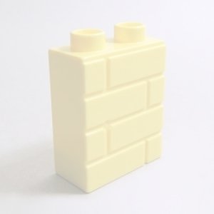 画像: 6331257,6469940【Bright Light Yellow】デュプロ 1x2x2レンガブリック 1個