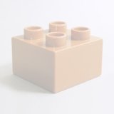 画像: 6349315【Medium Nougat】デュプロ 2x2ブリック 1個