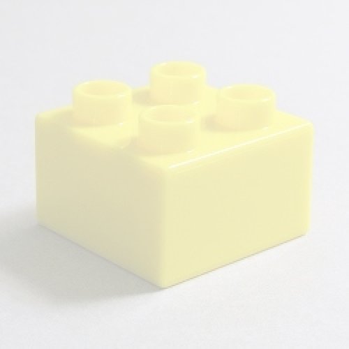 画像1: 6375829【Vibrant Yellow】デュプロ 2x2ブリック 1個