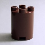 画像: 6390995【Reddish Brown】デュプロ 2x2x2ラウンドブリック 1本