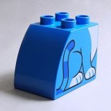 画像: 6212248【Dark Azure】デュプロ 2x3x2カーブブリック(ネコの体) 1個