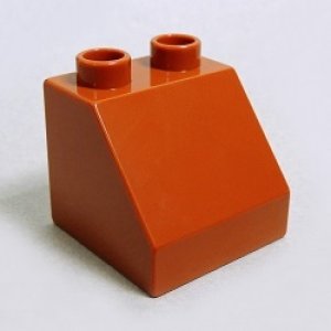 画像: わけあり 4547301【Dark Orange】デュプロ 2x2スロープ 1個