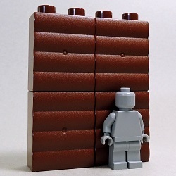 画像: 6094144【Reddish Brown】デュプロ 1x2x2ログブリック 1個