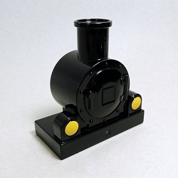 画像1: 6034251【Black】デュプロ 2x4フロントの部品 1個