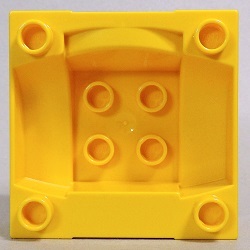 画像: 6034262【Yellow】デュプロ 4x4x1.5座席付きボックス(貨物のマーク) 1個