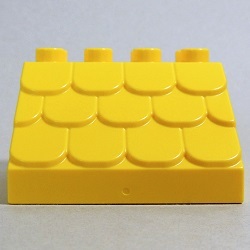 画像: 6096393【Yellow】デュプロ 4x4x2屋根 1個