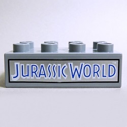画像: 6223688【Light Bluish Gray】デュプロ 2x4ブリック(JURASSIC WORLD) 1個