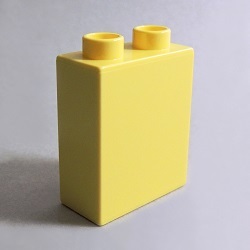 画像1: 6294210【Bright Light Yellow】デュプロ 1x2x2ブリック 1個