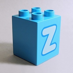 画像1: 6286337【Medium Azure】デュプロ 2x2x2ブリック(Z) 1個