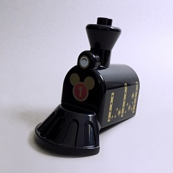 画像1: 6330459【Black】デュプロ 3x2フロントの部品(ねずみに1) 1個