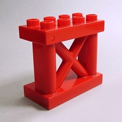 画像1: 6338812【Red】デュプロ 2x4x3柱 1個