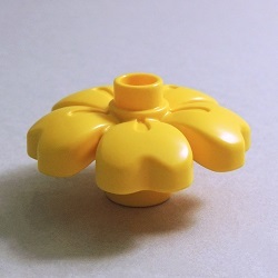 画像1: 6393150【Yellow】デュプロ 花 1個