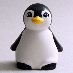 画像: 6330446【Black+White】デュプロ ペンギン 1個